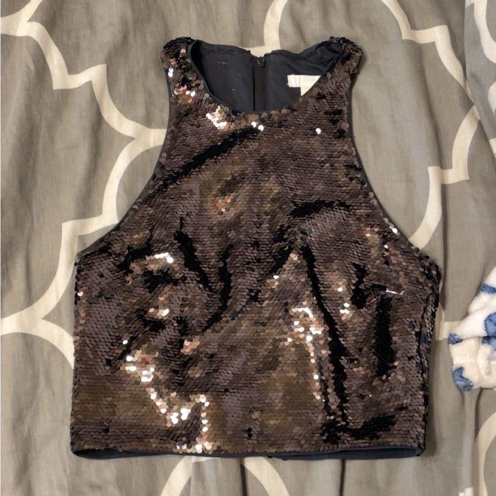 H&M Sequin Racerback Tank!